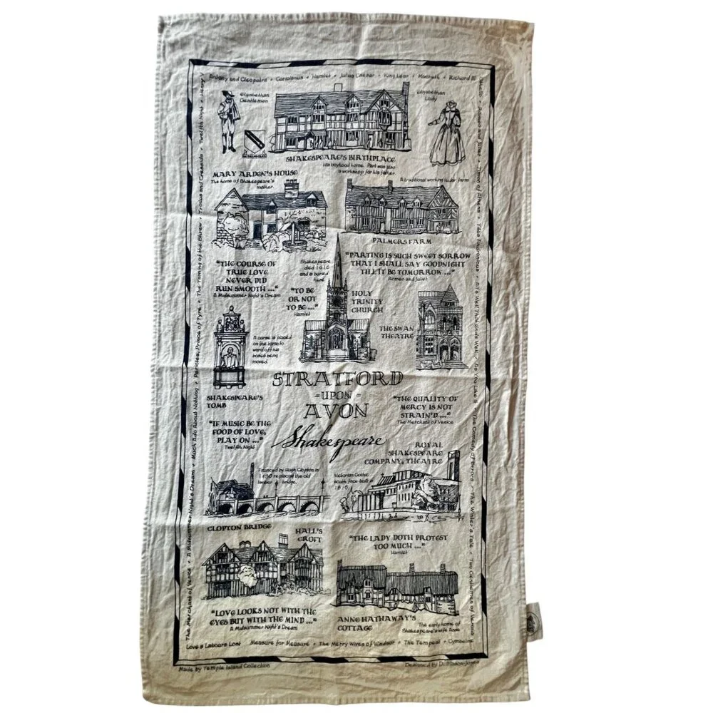 Stratford-Upon-Avon Shakespeare Tea Towel 30